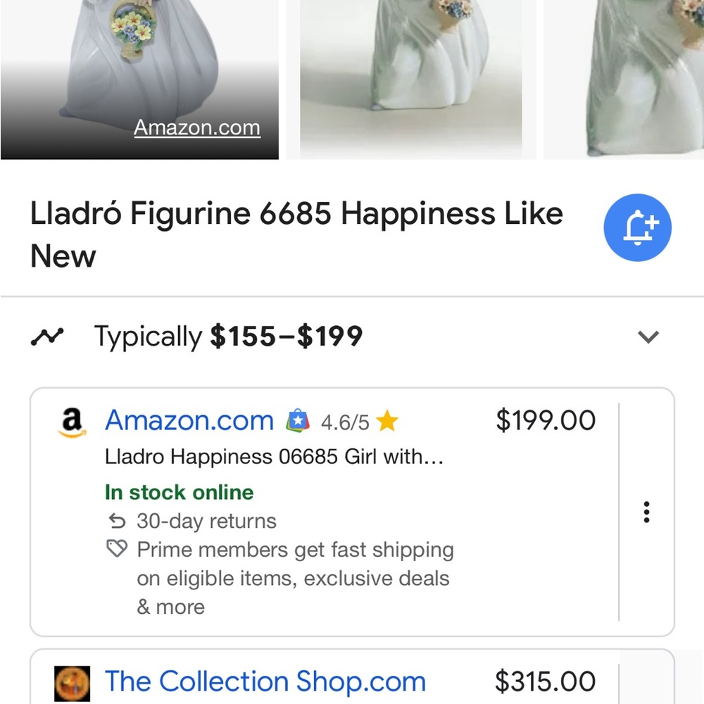 Vintage Lladro #6685 Glossy Porcelain Figurine Mimosa Alegre Happiness NEW - Picture 8 of 9